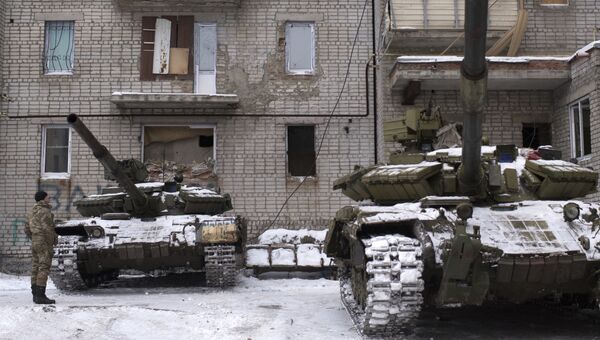 Танки ВСУ в Авдеевке, Украина. 2 февраля 2017 Танки ВСУ в Авдеевке, Украина. 2 февраля 2017