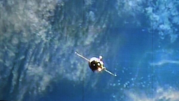 Стыковка грузового корабля Прогресс МС-05 с МКС Стыковка грузового корабля Прогресс МС-05 с МКС