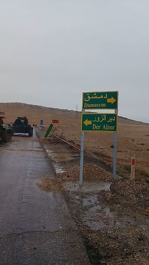 Сирийская армия на подступах к Палтмире близ цитадели, во время начала штурма окраины города Сирийская армия на подступах к Палтмире близ цитадели, во время начала штурма окраины города
