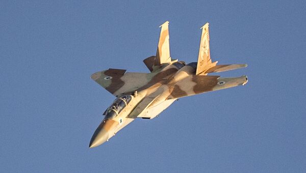 Истребитель F-15 ВВС Израиля. Архивное фото Истребитель F-15 ВВС Израиля. Архивное фото