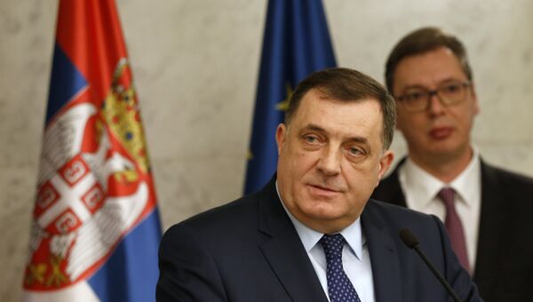 Президент Республики Сербской Боснии и Герцеговины Милорад Додик. Архивное фото Президент Республики Сербской Боснии и Герцеговины Милорад Додик. Архивное фото