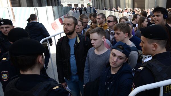 Несанкционарованная акция движения Открытая Россия в Москве Несанкционарованная акция движения Открытая Россия в Москве