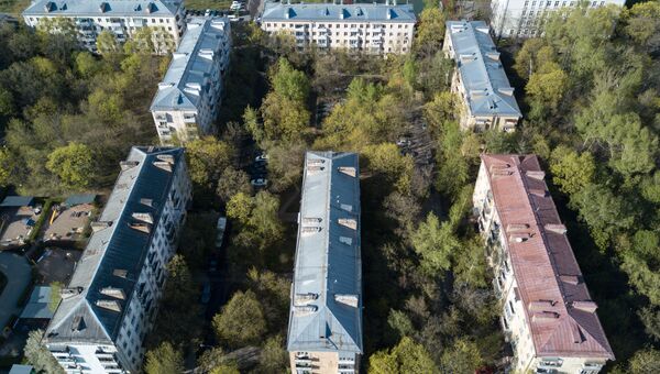 Пятиэтажные жилые дома в районе Мневники в Москве, включенные в программу реновации Пятиэтажные жилые дома в районе Мневники в Москве, включенные в программу реновации