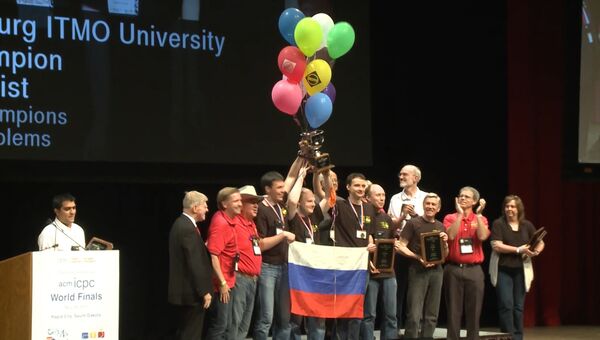 Команда ИТМО в седьмой раз завоевала чемпионский кубок ACM ICPC Команда ИТМО в седьмой раз завоевала чемпионский кубок ACM ICPC