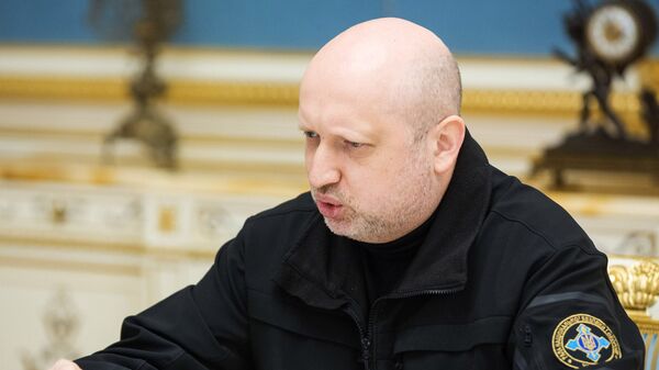 Секретарь Совета национальной безопасности и обороны Украины Александр Турчинов Секретарь Совета национальной безопасности и обороны Украины Александр Турчинов