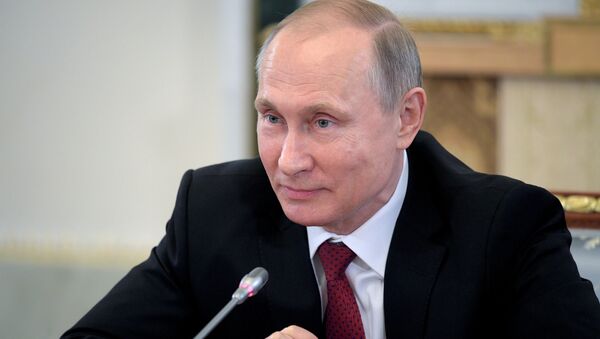 Президент РФ Владимир Путин. Архивное фото Президент РФ Владимир Путин. Архивное фото