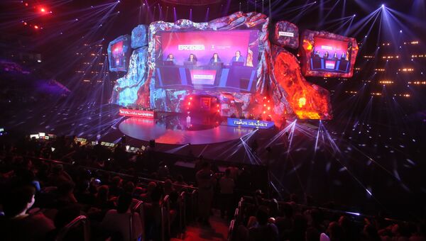 Церемония открытия турнира Epicenter на арене ВТБ Ледовый дворец в Москве Церемония открытия турнира Epicenter на арене ВТБ Ледовый дворец в Москве