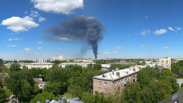 Пожар в Ярославле Пожар в Ярославле