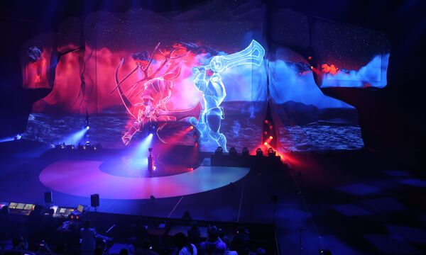 Церемония открытия турнира Epicenter на арене ВТБ Ледовый дворец в Москве Церемония открытия турнира Epicenter на арене ВТБ Ледовый дворец в Москве