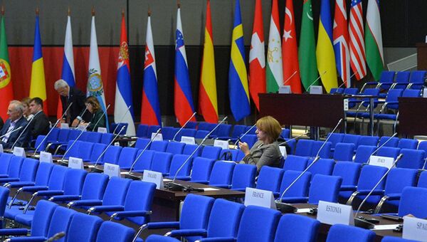 Сессия Парламентской ассамблеи ОБСЕ. Архивное фото Сессия Парламентской ассамблеи ОБСЕ. Архивное фото
