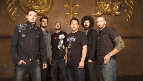 Участники американской группы Linkin Park. Архивное фото Участники американской группы Linkin Park. Архивное фото