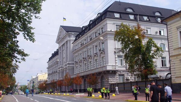 Здание Службы безопасности Украины в Киеве. Архивное фото Здание Службы безопасности Украины в Киеве. Архивное фото