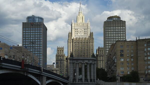 Здание МИД РФ в Москве. Архивное фото Здание МИД РФ в Москве. Архивное фото