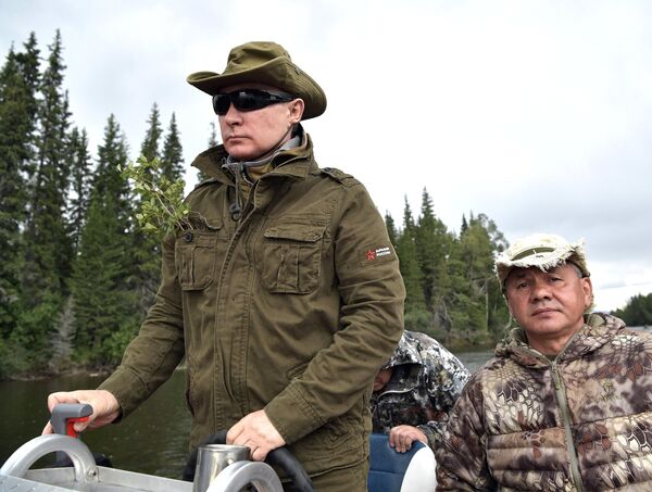 Президент РФ В. Путин провел отпуск в Республике Тыва Президент РФ В. Путин провел отпуск в Республике Тыва