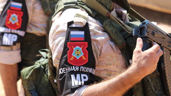 Военная полиция Вооружённых Сил Российской Федерации в провинции Алеппо, Сирия. Архивное фото Военная полиция Вооружённых Сил Российской Федерации в провинции Алеппо, Сирия. Архивное фото