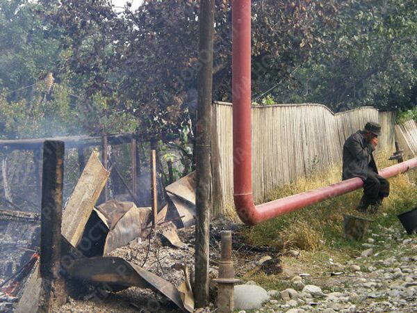 Разрушения в городе Цхинвали Разрушения в городе Цхинвали