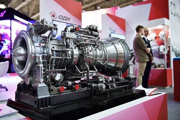 Макет газотурбинного двигателя У70/8РД на 3-й международной специализированной выставке Импортозамещение в Москве Макет газотурбинного двигателя У70/8РД на 3-й международной специализированной выставке Импортозамещение в Москве