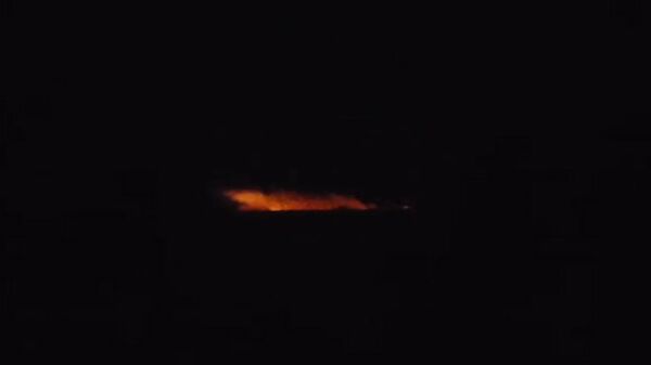 Очевидец снял на видео зарево от пожара на складе боеприпасов под Винницей Очевидец снял на видео зарево от пожара на складе боеприпасов под Винницей