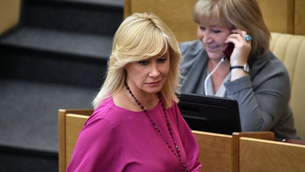 Заместитель председателя комитета Госдумы РФ по вопросам семьи, женщин и детей Оксана Пушкина. Архивное фото Заместитель председателя комитета Госдумы РФ по вопросам семьи, женщин и детей Оксана Пушкина. Архивное фото