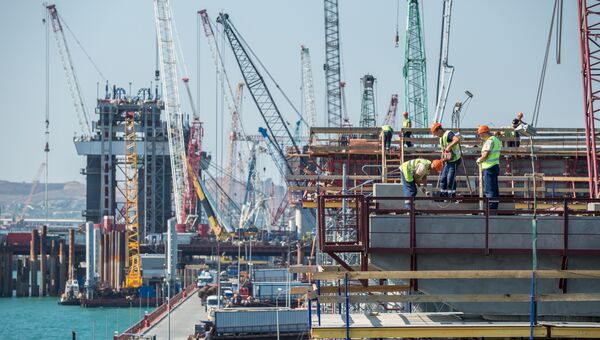 Строительство Крымского моста Строительство Крымского моста