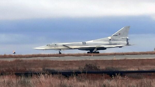 Бомбардировщик Ту-22М3 впервые выполнили посадку на аэродром Анадырь. 5 октября 2017 Бомбардировщик Ту-22М3 впервые выполнили посадку на аэродром Анадырь. 5 октября 2017