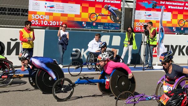 Забег на колясках становится авторитетным событием, считает Терентьев Забег на колясках становится авторитетным событием, считает Терентьев