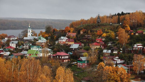 Золотая осень в Плёсе Золотая осень в Плёсе