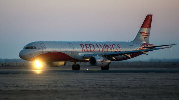 Самолет Airbus A-321 авиакомпании Red Wings