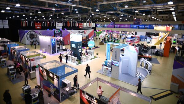 Выставка в рамках Russian Internet Week. Архивное фото Выставка в рамках Russian Internet Week. Архивное фото