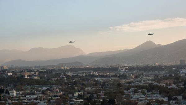 Вертолёты вооруженных сил коалиции в небе над Кабулом Вертолёты вооруженных сил коалиции в небе над Кабулом