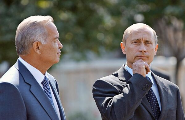 Владимир Путин, Президент Узбекистана Ислам Каримов. Архив Владимир Путин, Президент Узбекистана Ислам Каримов. Архив