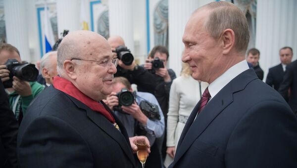 Владимир Путин и Александр Калягин. Архивное фото Владимир Путин и Александр Калягин. Архивное фото
