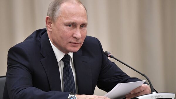 Президент РФ Владимир Путин. Архивное фото Президент РФ Владимир Путин. Архивное фото