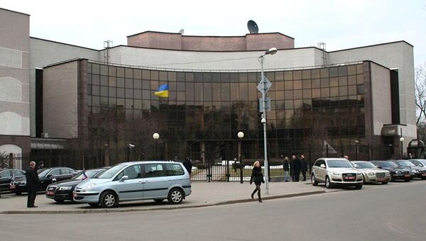 Здание посольства Украины в Минске. Архивное фото Здание посольства Украины в Минске. Архивное фото