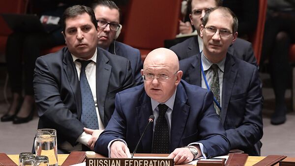 Постоянный представитель России при ООН Василий Небензя Постоянный представитель России при ООН Василий Небензя