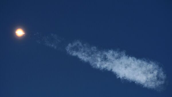 Старт ракеты-носителя Союз-2.1б. Архивное фото Старт ракеты-носителя Союз-2.1б. Архивное фото