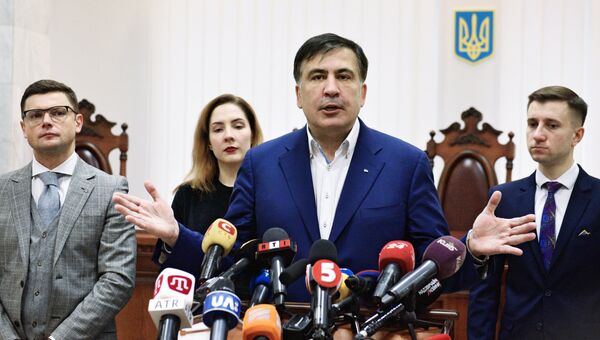 Михаил Саакашвили в здании суда в Киеве. 22 декабря 2017 Михаил Саакашвили в здании суда в Киеве. 22 декабря 2017