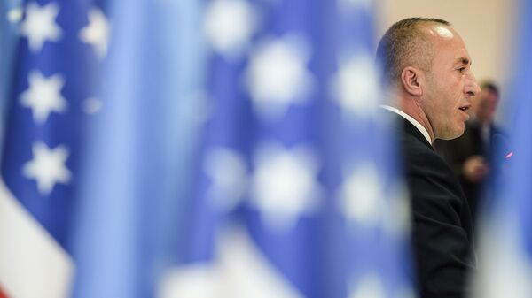 Премьер-министр самопровозглашенного Косово Рамуш Харадинай. Архивное фото Премьер-министр самопровозглашенного Косово Рамуш Харадинай. Архивное фото