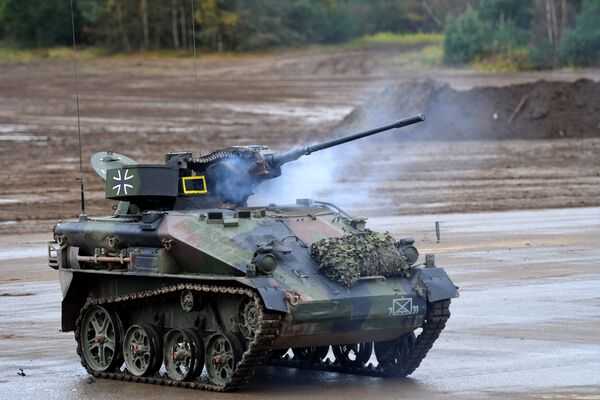 Легкая авиадесантируемая боевая машина Wiesel 1 MK вооруженных сил Германии Легкая авиадесантируемая боевая машина Wiesel 1 MK вооруженных сил Германии