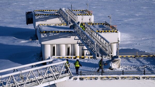 Завод по производству сжиженного газа Ямал СПГ. Архивное фото Завод по производству сжиженного газа Ямал СПГ. Архивное фото