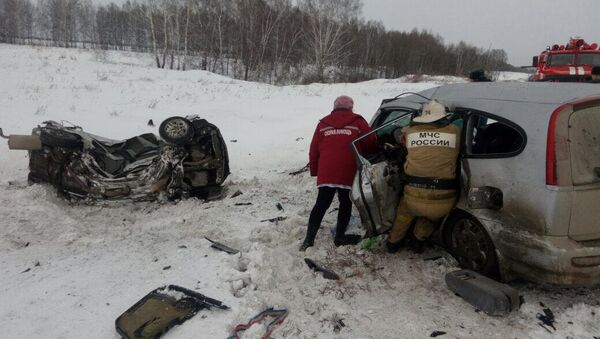 ДТП в Черепановском районе Новосибирской области. 11 января 2018 ДТП в Черепановском районе Новосибирской области. 11 января 2018