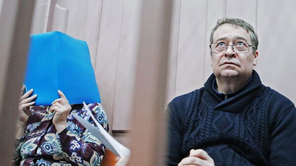 Бывший губернатор Республики Марий Эл Леонид Маркелов в Басманном суде Москвы. 11 января 2018