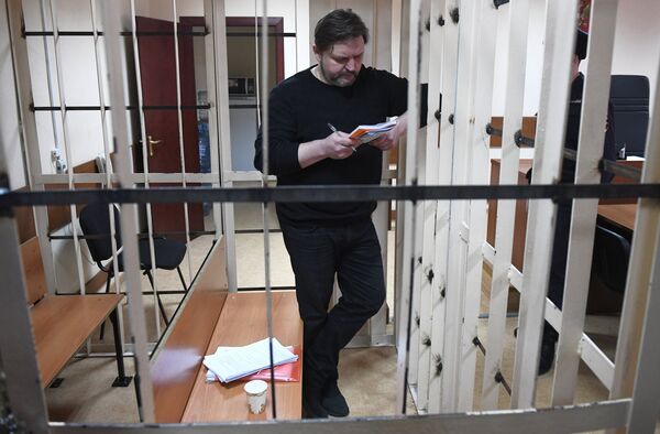 Экс-губернатор Кировской области Никита Белых, обвиняемый во взяточничестве, в Пресненском суде Москвы. 26 января 2018 Экс-губернатор Кировской области Никита Белых, обвиняемый во взяточничестве, в Пресненском суде Москвы. 26 января 2018