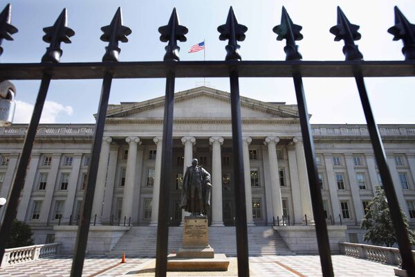 Здание Министерства финансов США в Вашингтоне Здание Министерства финансов США в Вашингтоне