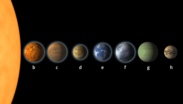 Так художник представил себе условия на планетах системы TRAPPIST-1 Так художник представил себе условия на планетах системы TRAPPIST-1