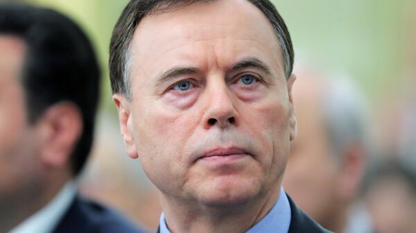 Первый заместитель генерального прокурора РФ Александр Буксман на форуме в рамках Недели российского бизнеса 2018 в Москве. 6 февраля 2018 Первый заместитель генерального прокурора РФ Александр Буксман на форуме в рамках Недели российского бизнеса 2018 в Москве. 6 февраля 2018