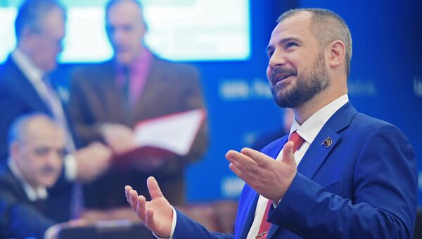 Кандидат в президенты РФ от партии Коммунисты России Максим Сурайкин. Архивное фото Кандидат в президенты РФ от партии Коммунисты России Максим Сурайкин. Архивное фото