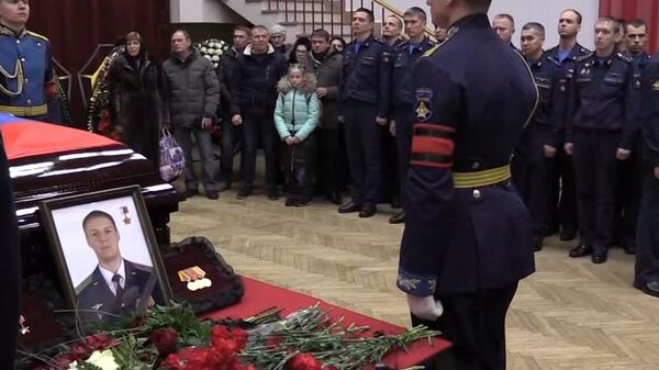 Церемония прощания с летчиком Романом Филиповым Церемония прощания с летчиком Романом Филиповым