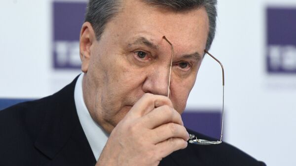Бывший президент Украины Виктор Янукович на пресс-конференции в Москве. 2 марта 2018 Бывший президент Украины Виктор Янукович на пресс-конференции в Москве. 2 марта 2018