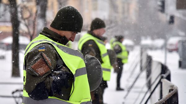 Сотрудники МВД Украины Сотрудники МВД Украины
